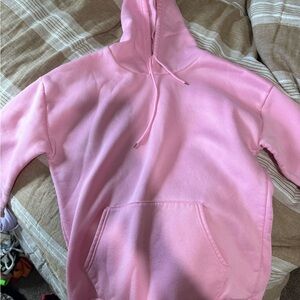 SHEIN Pink Hoodie Sweatshirt